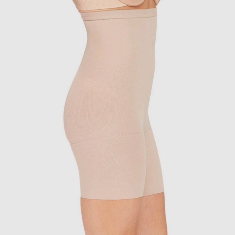 ASSETS by SPANX High-Waist Mid-Thigh Shaping Shorts